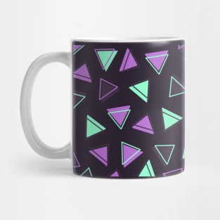 retro triangles Mug